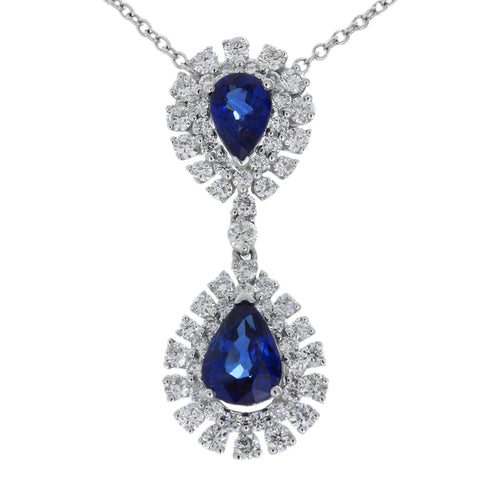 6F060589AWPDDS 18KT Blue Sapphire Pendant