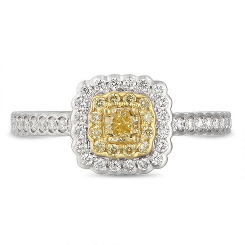 6F060607AULRYD 18KT Yellow Diamond Ring