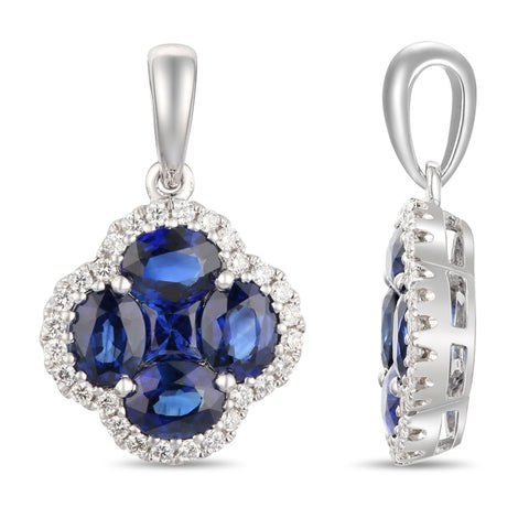 6F060610AWPDDS 18KT Blue Sapphire Pendant