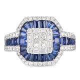 6F061897AWLRDS 18KT Blue Sapphire Ring