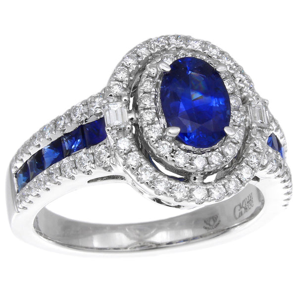 6F061899AWLRDS 18KT Blue Sapphire Ring