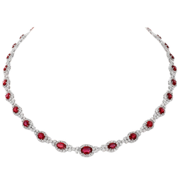 6F065173AWCHDR 18KT Ruby Necklace