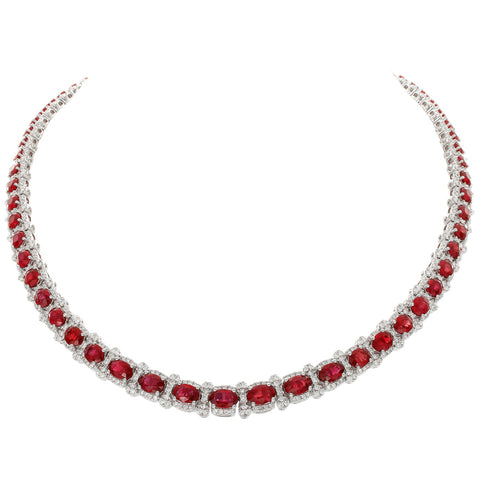6F065175AWCHDR 18KT Ruby Necklace