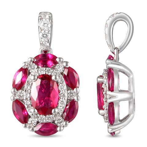 6F065289AWPDDR 18KT Ruby Pendant