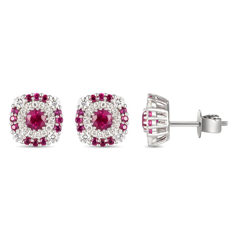 6F065354AWERDR 18KT Ruby Earring