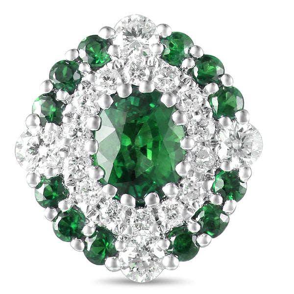 6F065357AWPDDE 18KT Emerald Pendant