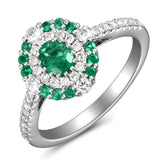6F065361AWLRDE 18KT Emerald Ring