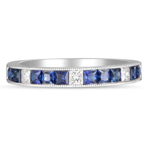 6F065365AWLRDS 18KT Blue Sapphire Ring