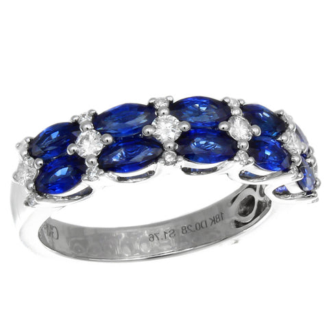 6F065477AWLRDS 18KT Blue Sapphire Ring