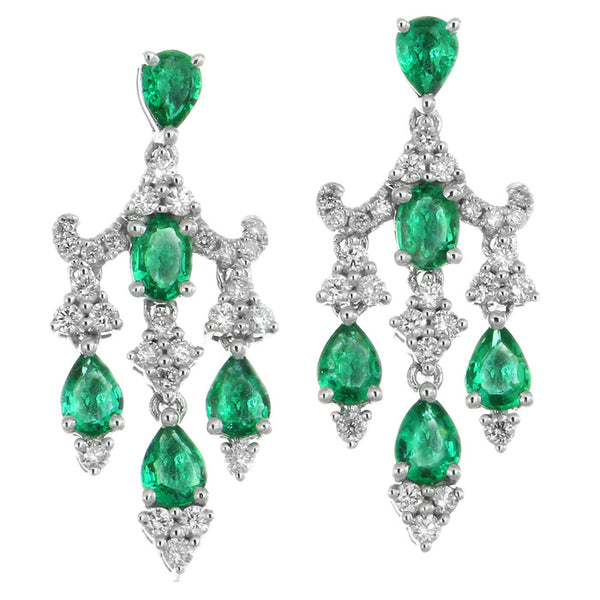 6F065481AWERDE 18KT Emerald Earring
