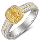 6F067113AULRBYD 18KT Yellow Diamond Ring