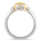 6F067114AULRYD 18KT Yellow Diamond Ring