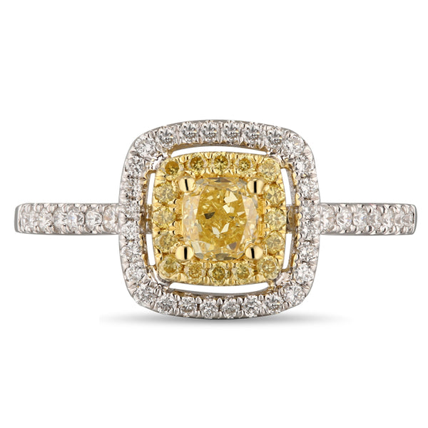 6F067115AULRBYD 18KT Yellow Diamond Ring