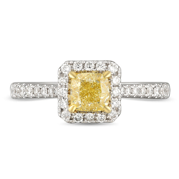6F067119AULRYD 18KT Yellow Diamond Ring