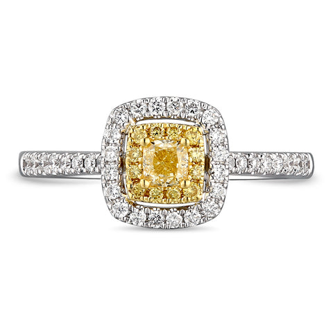 6F067292AULRBYD 18KT Yellow Diamond Ring