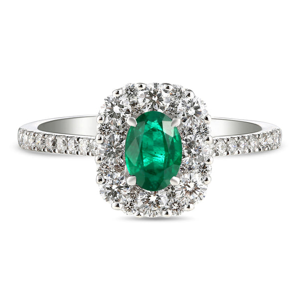 6F067824AWLRDE 18KT Emerald Ring