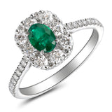 6F067824AWLRDE 18KT Emerald Ring