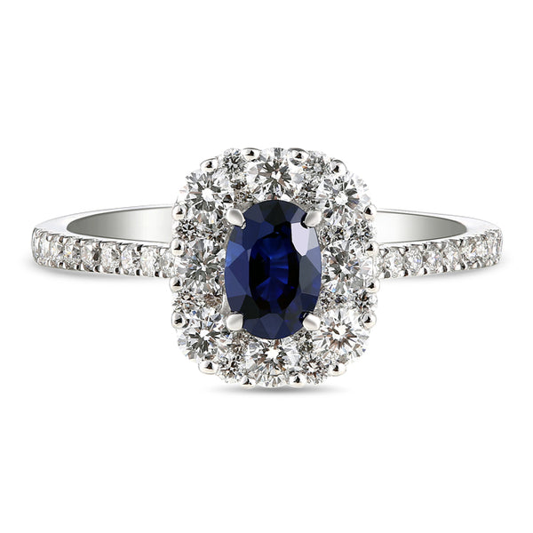 6F067824AWLRDS 18KT Blue Sapphire Ring