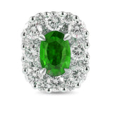 6F067875AWERDE 18KT Emerald Earring