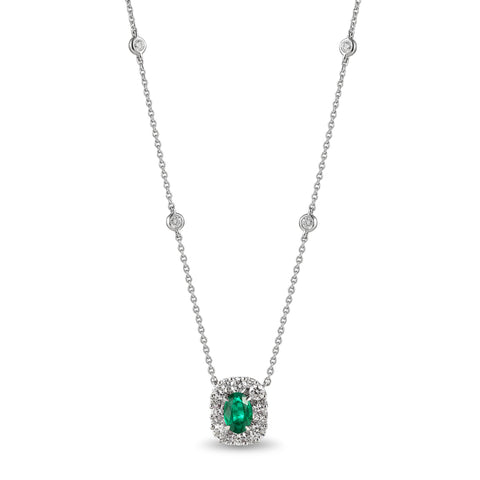 6F067876AWCHDE 18KT Emerald Pendant