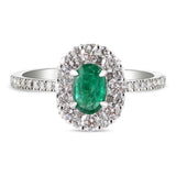 6F067879AWLRBDE 18KT Emerald Ring