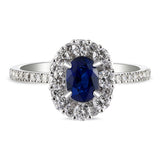 6F067879AWLRBDS 18KT Blue Sapphire Ring