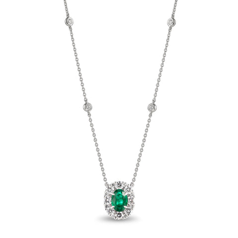 6F067880AWCHDE 18KT Emerald Pendant