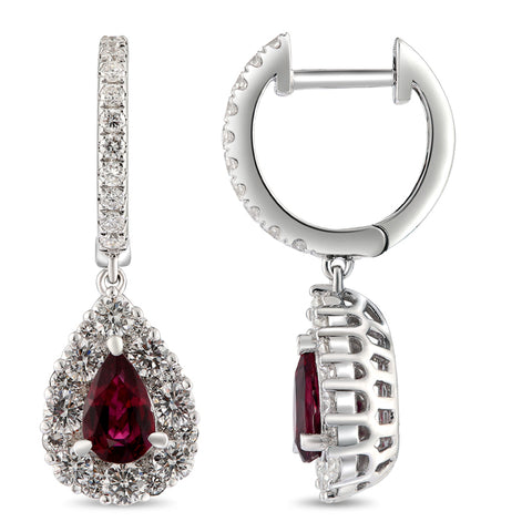 6F067881AWERDR 18KT Ruby Earring