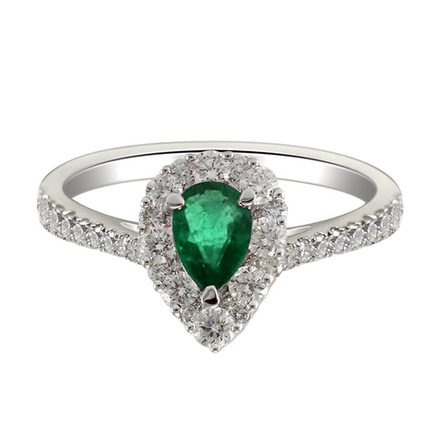6F067882AWLRBDE 18KT Emerald Ring