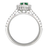 6F067882AWLRBDE 18KT Emerald Ring