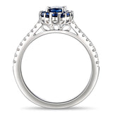 6F067884AWLRBDS 18KT Blue Sapphire Ring