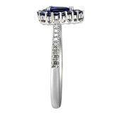6F067886AWLRBDS 18KT Blue Sapphire Ring