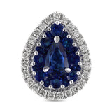 6F067889AWERDS 18KT Blue Sapphire Earring