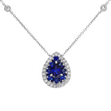 6F067891AWCHDS 18KT Blue Sapphire Pendant