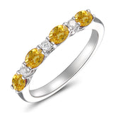 6F067893AWLRDYS 18KT Yellow Sapphire Ring