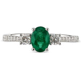 6F067894AWLRDE 18KT Emerald Ring