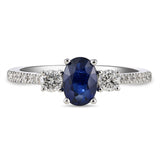 6F067894AWLRDS 18KT Blue Sapphire Ring