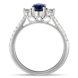 6F067894AWLRDS 18KT Blue Sapphire Ring