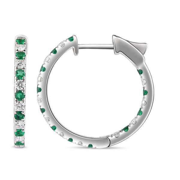 6F067982AWERDE 18KT Emerald Earring