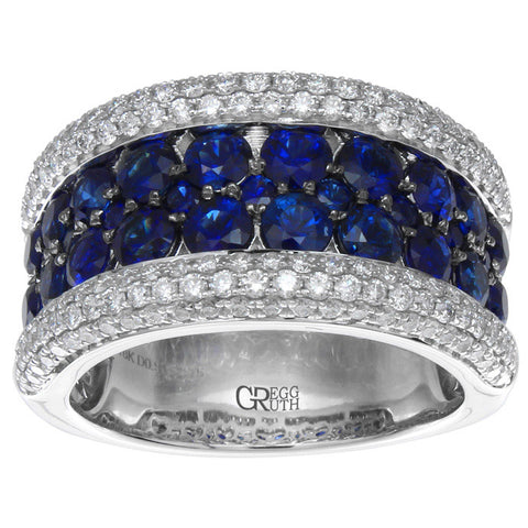 6F068278AWLRDS 18KT Blue Sapphire Ring