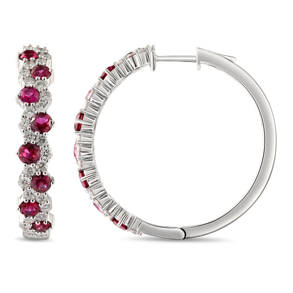 6F068382AWERDR 18KT Ruby Earring