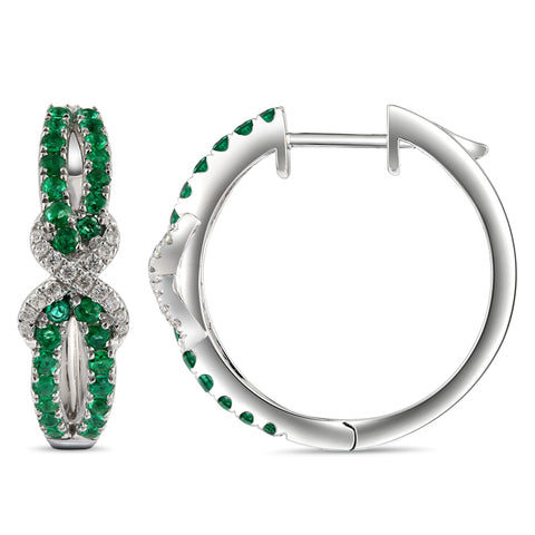 6F068383AWERDE 18KT Emerald Earring