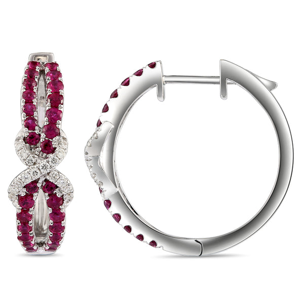 6F068383AWERDR 18KT Ruby Earring