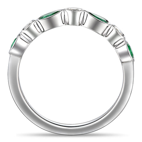 6F068393AWLRDE 18KT Emerald Ring