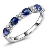 6F068406AWLRDS 18KT Blue Sapphire Ring