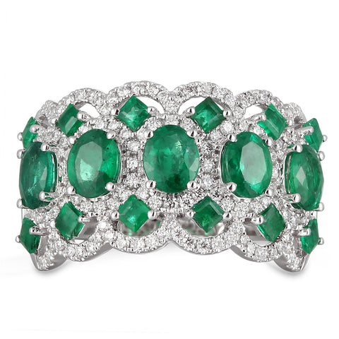 6F071969AWLRDE 18KT Emerald Ring