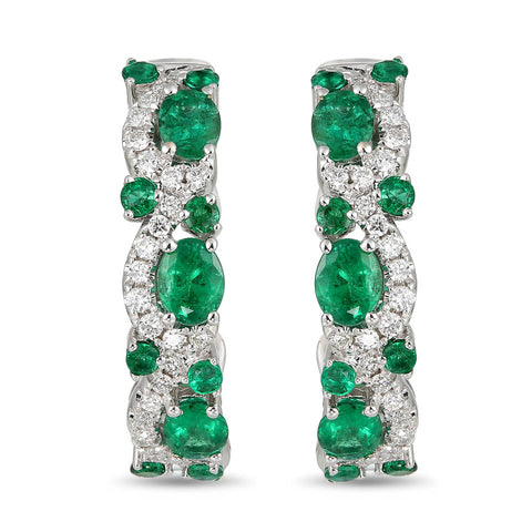6F071971AWERDE 18KT Emerald Earring