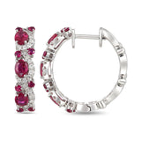 6F071971AWERDR 18KT Ruby Earring