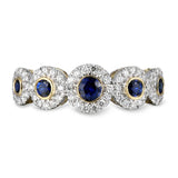 6F071973AULRDS 18KT Blue Sapphire Ring