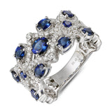 6F071975AWLRDS 18KT Blue Sapphire Ring